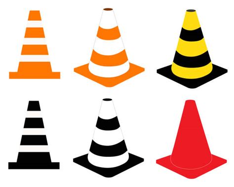 Orange Pylons Backgrounds Illustrations Royalty Free Vector Graphics