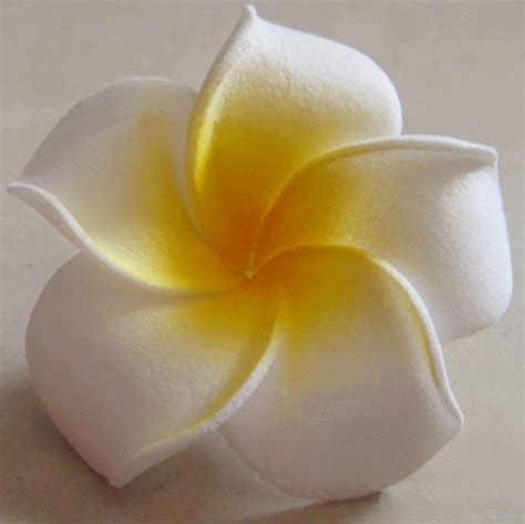 Cm Artificial Eva Foam Hawaiian Plumeria Frangipani Flower Head Diy