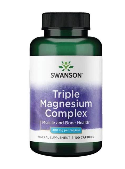 Triple Magnesium Complex Mg Gelatine Capsules Lazada