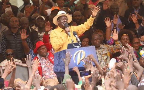 Kamukunji Rally Raila Odinga Preaches Tax Defiance Protests And