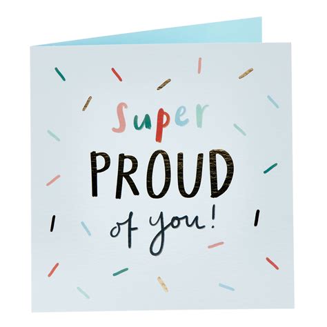 Buy So Proud Of You Congratulations Card For Gbp Card Factory Uk