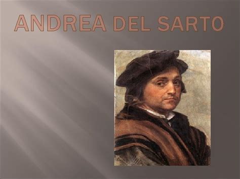 ANDREA DEL SARTO LA VITA Il Pittore Italiano