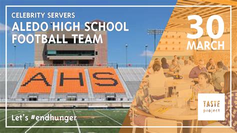 CELEBRITY SERVERS: Aledo High School Football Team - Taste Project