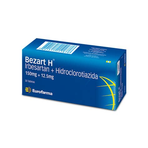 BEZART H 150 MG 12 5 MG CAJA X 30 TABS Farmavida Droguería