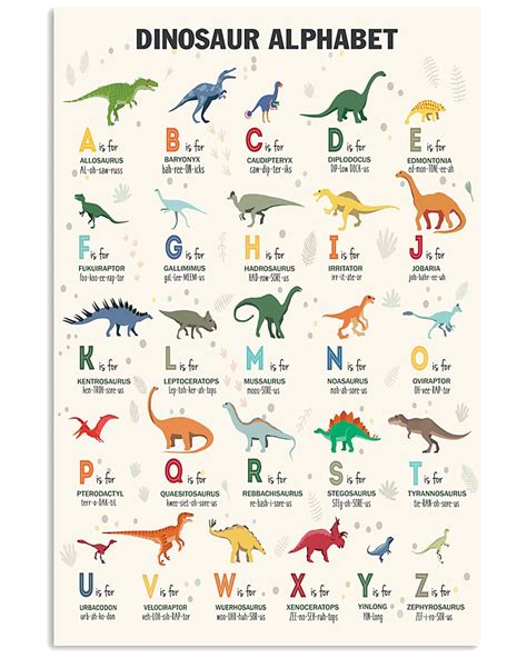 Free Printable Dinosaur Alphabet