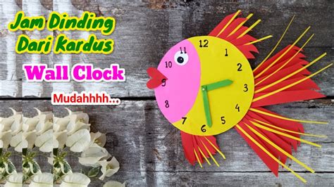 Wall Clock Making Craft Ideas Tugas Sekolah Membuat Jam Dinding Dari