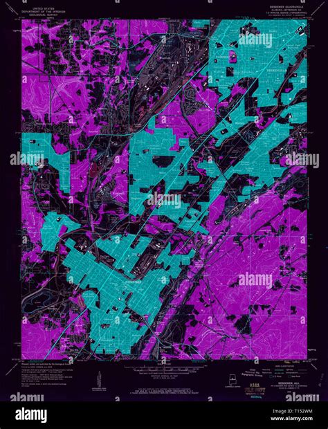 Map Of Bessemer Hi Res Stock Photography And Images Alamy