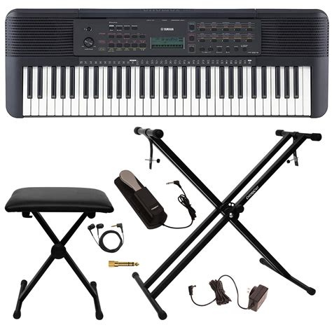 Yamaha Psre263 61key Portable Keyboard Kit With Stand