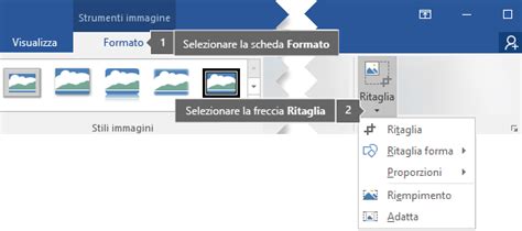 Ritagliare Un Immagine In Office Supporto Di Office