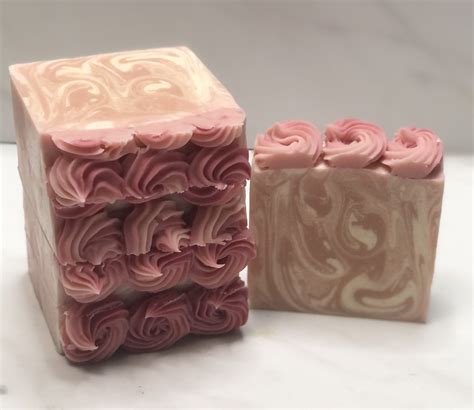 Sweetheart Soap - with piped rosettes and delicate swirls