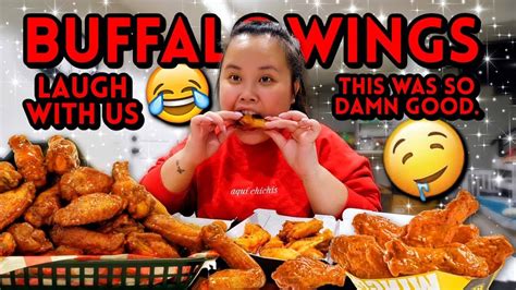 Buffalo Wings Mukbang Eating Show Buffalo Wild Wings Dry Seasoning