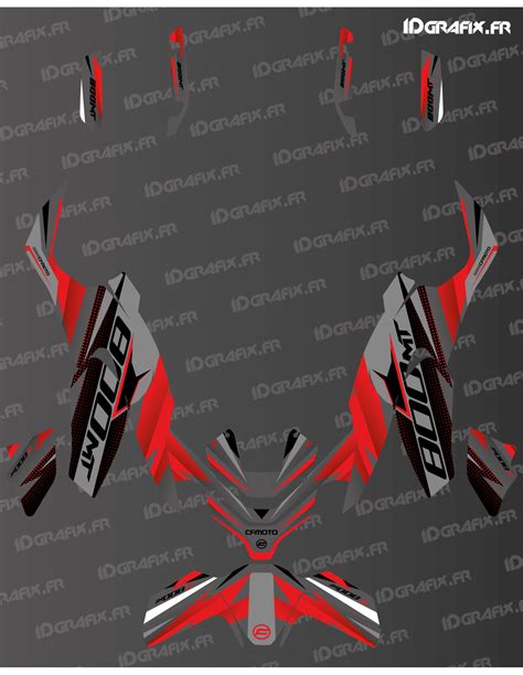 Kit D Co Race Edition Rouge Cf Moto Mt Idgrafix