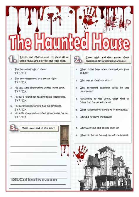 How To Write A Haunted House Story