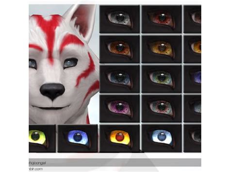 Eye Set Werewolf by ShojoAngel - The Sims 4 Download - SimsFinds.com ...