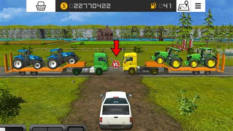 New John Deere Vs New Holland With Delivered In Fs Fs Multiplayer