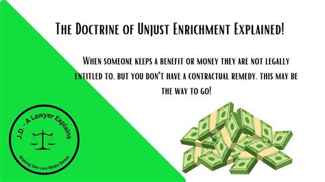 Unjust Enrichment Explained YouTube