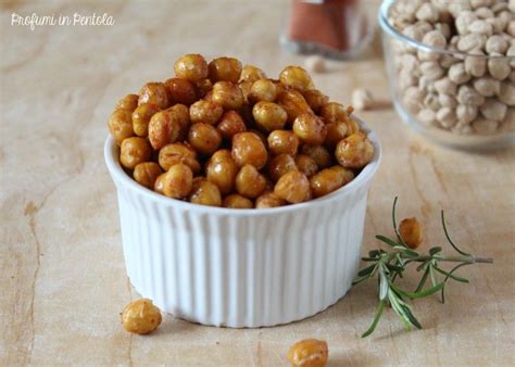 Ceci Croccanti Alla Paprika Snack Cotto Al Forno Profumi In Pentola