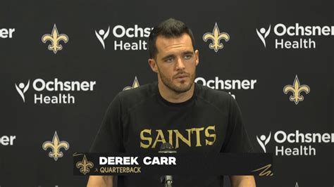 Saints QB Derek Carr on importance of being on the same page