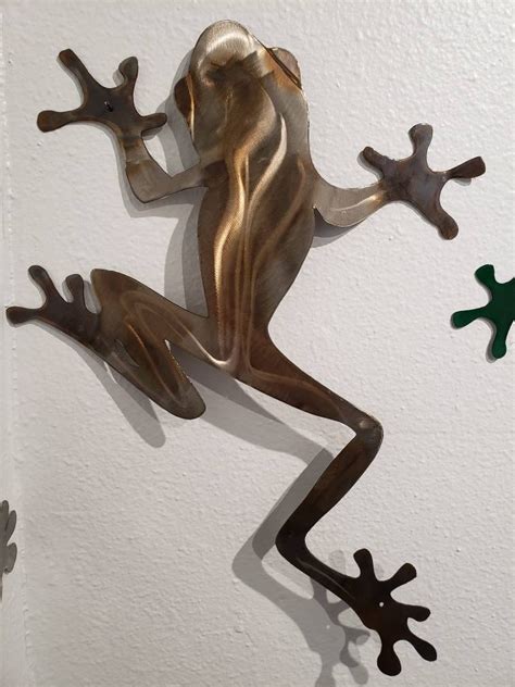 Stainless Steel Tree Frog Rainforest Wall Art Tree Frog Metal Art