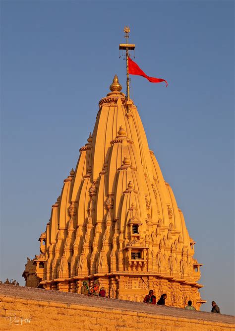 Somnath Temple Spire Photos By Ravi