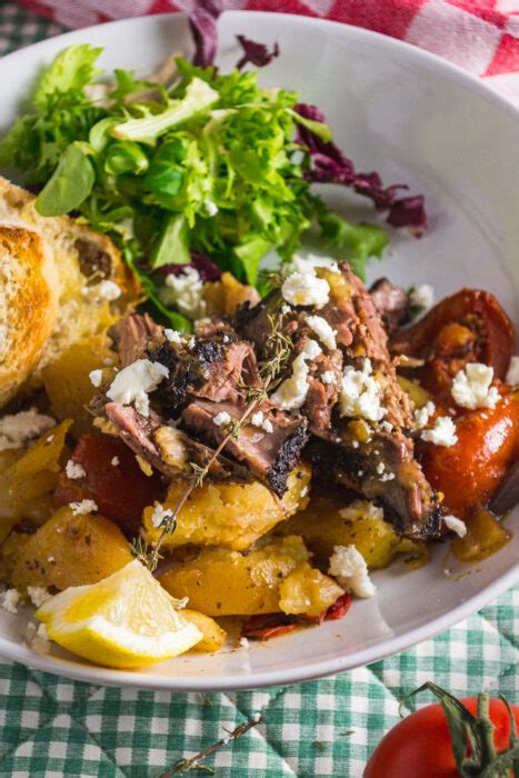 Easy Slow Cooked Greek Lamb Lamb Kleftiko Scrummy Lane