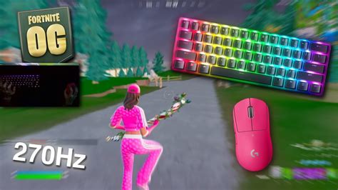 Smooth Razer Huntsman Mini ASMR OG Map Fortnite Reload 270 FPS