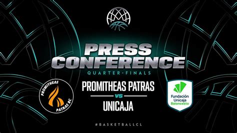 Promitheas Patras V Unicaja Press Conference BCL 2023 24 YouTube