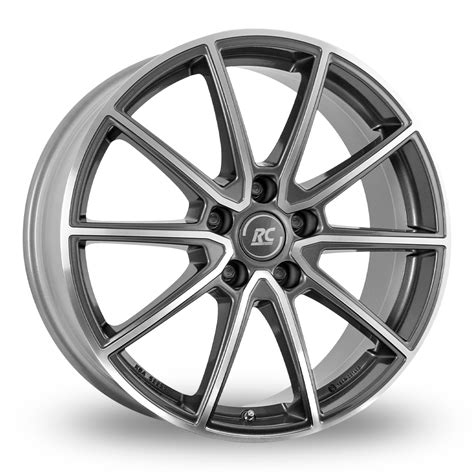 Rc Design Rc Himalaya Matt Grey Polished Alloy Wheels Wheelbase