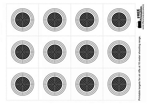 Printable Rifle Shooting Targets