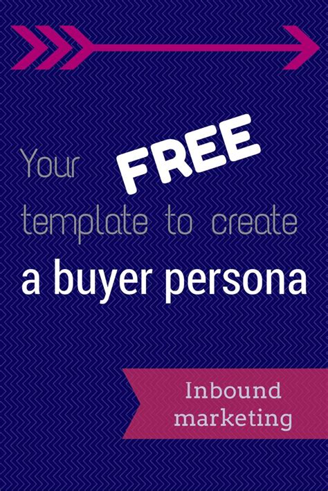 Free Template To Create A Buyer Persona First Step In Inbound