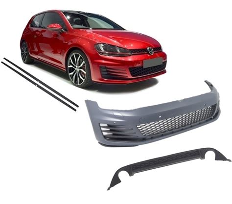 Front Bumper Suitable For Vw Golf Vii 7 2013 2016 Gti Design With Side Skirts And Rear Diffuser