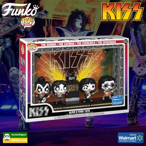 KISS In Concert Funko Pop Deluxe Figures – Walmart Exclusive