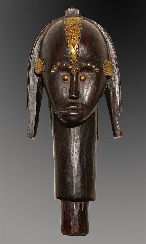 Gabon 1950 Old Tribal Fang People Reliquary Head Figure 1 Kg ...