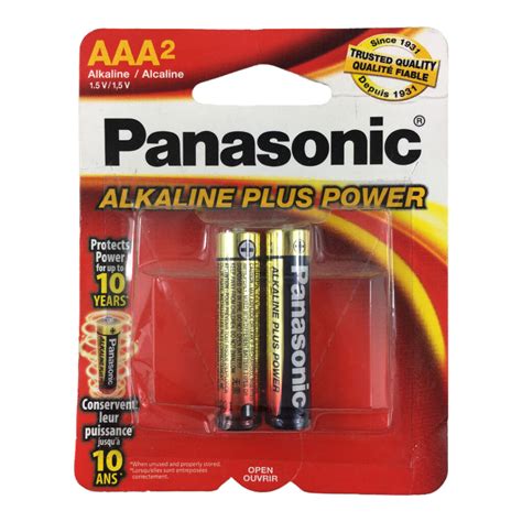 Baterias Alcalinas AAA Plus Power PANASONIC 2 Unid Empaklo