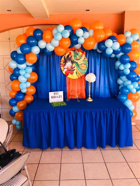 Dragón ball en 2024 Fiesta de goku Decoraciones del 21o cumpleaños