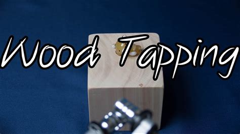 ASMR 木のブロックをタッピング Wood Tapping 音フェチ YouTube