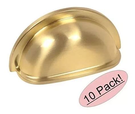 Tirador Cosmas Bb Pack Color Brushed Brass Mercadolibre