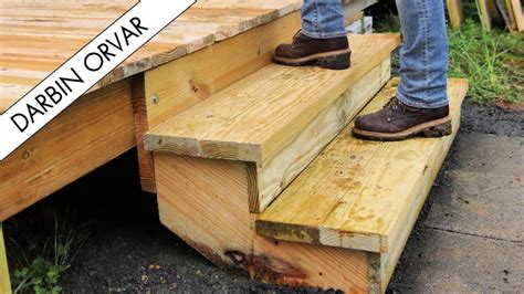 How To Build Free Standing Wooden Steps 20 Ideas Wooden Steps Wood Steps Deck Steps