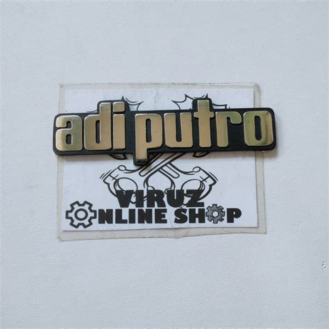 Jual Sparepart EMBLEM LOGO ADIPUTRO ADI PUTRO KECIL Murah Shopee