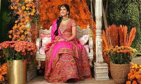 Pretty In Pink Radhika Merchants Traditional Attire Is A Vision To Behold