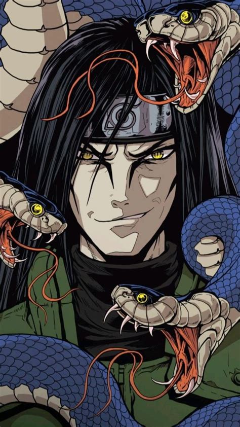 Orochimaru Aesthetic Wallpaper Anime Character Drawing Anime Naruto