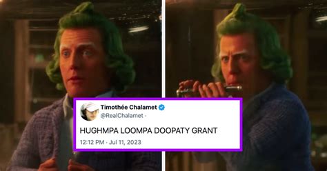 Hugh Grant As An Oompa Loompa In Wonka