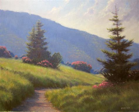 Roan Mountain Path Painting Jeremy Sams Art