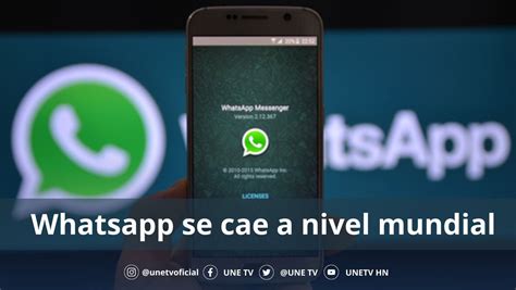 Une Tv On Twitter Whatsapp Sufre Ca Da De Servicio Una Vez M S Los