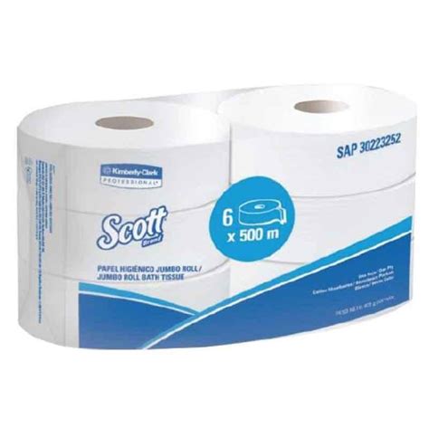 Papel Higi Nico Jumbo Roll Scott Basic Hoja Uso Dispensador X X