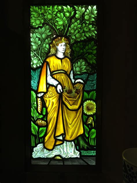 The Morris Andco Stained Glass Window At Cragside Rothbury Art Stained Stained Glass Windows