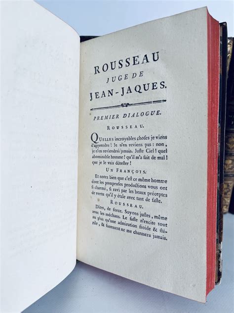 ROUSSEAU Collection des Œuvres Complètes Edition Originale