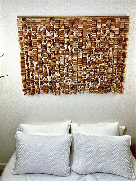 Hanging Cork Wall Art Piece - Etsy