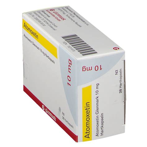 Atomoxetin Glenmark 10 Mg 28 St Mit Dem E Rezept Kaufen Shop Apotheke