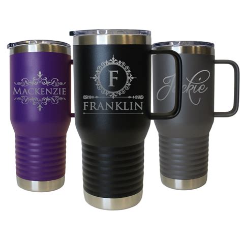 Custom Insulated Coffee Mug With Handle 20 Oz Customized Etsy